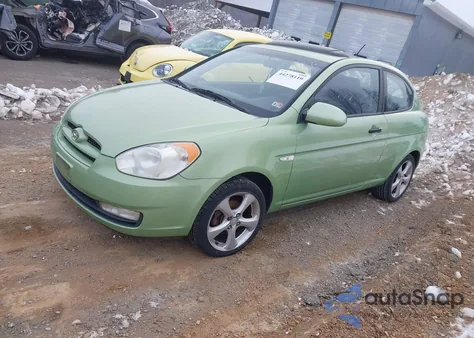 2008 Hyundai Accent Se z USA, uszkodzony, nr VIN KMHCN36C08U088713
